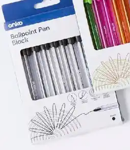 Kmart Ballpoint Pens - Black offer
