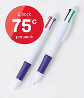 Kmart 4 Colour Pens offer