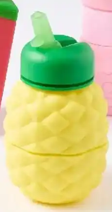 Kmart Pop-Up Collapsible Drink Bottle - Pineapple offer