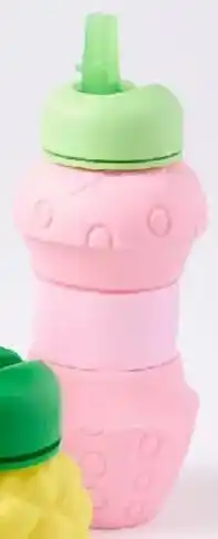 Kmart Pop-Up Collapsible Drink Bottle - Strawberry offer