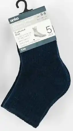 Kmart Ultimate School Low Cut Socks offer