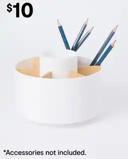 Kmart Round Rotating Desk Caddy offer
