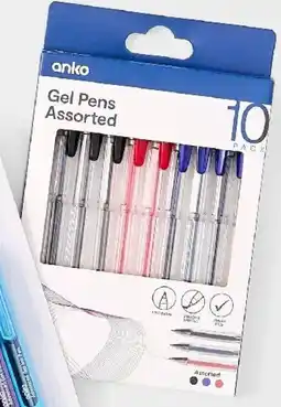 Kmart Assorted Gel Pens offer