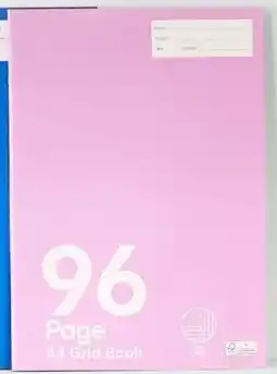 Kmart A4 Grid Book - Lilac offer