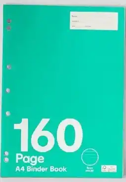 Kmart A4 Binder Book - Green offer
