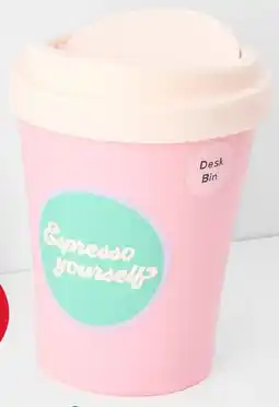Kmart Espresso Yourself Desk Bin offer