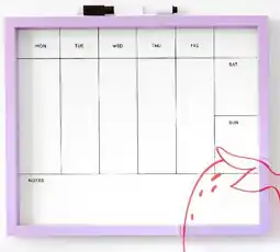 Kmart Planner Board with Marker offer