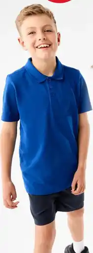Kmart School Odour Shield Cotton Polo T-shirt offer