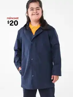 Kmart School Lightweight Raincoat offer