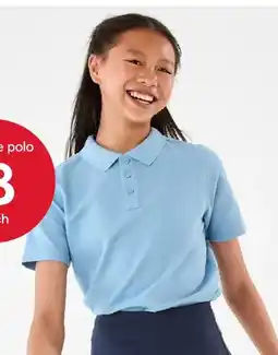 Kmart School Teflon Cotton Polo T-shirt offer