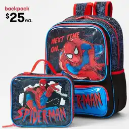 Kmart Spider-Man Backpack Set offer