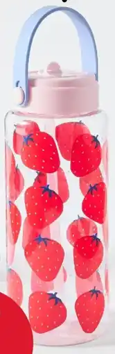 Kmart Drink Bottle with Handle - Strawberry offer