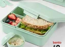 Kmart Wheat Straw Bento Snack Box - Oatmeal offer