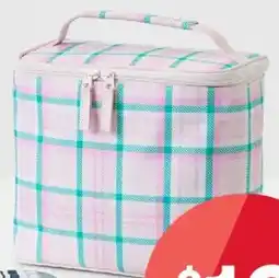 Kmart Pink Check Insulated Top Loader offer