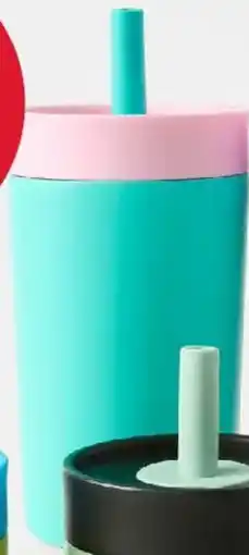 Kmart Aqua Double Wall Sipper Tumbler offer