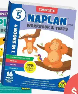 Kmart Naplan-Style Complete Workbook and Tests offer