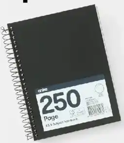 Kmart A5 5 Subject Notebook offer