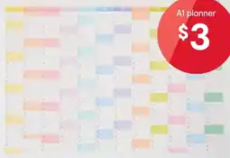 Kmart A1 2026 Yearly Wall Planner offer