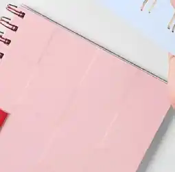 Kmart A5 Notebook Split Deboss - Pink offer