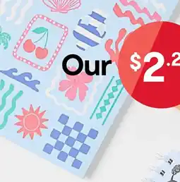 Kmart A5 Split Notebook - Vacay offer