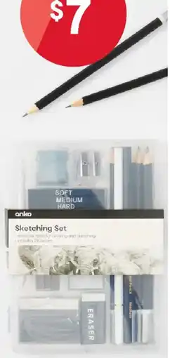 Kmart 29 Piece Sketching Set offer