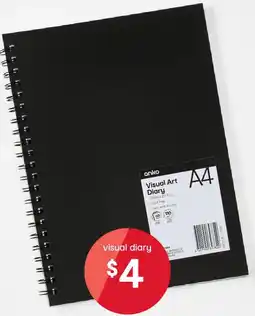 Kmart A4 Visual Art Diary offer