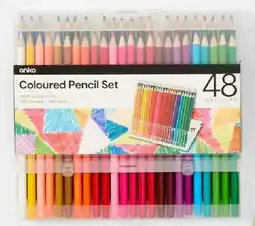 Kmart 48 Piece Coloured Pencil Set offer