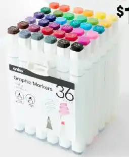 Kmart 36 Pack Graphic Markers offer