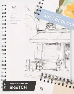 Kmart Sketch Spiral Art Pad offer