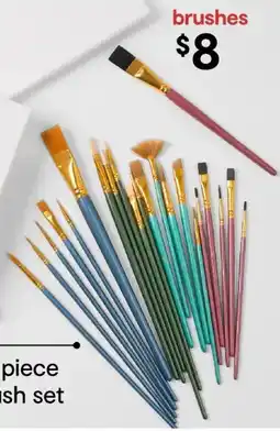 Kmart 25 Pack All Media Artist Brush Set offer