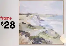 Kmart Morning Tide Framed Canvas offer