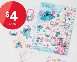 Kmart Disney Stitch Sticker Pack offer