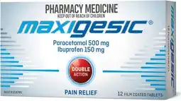 Pharmacy Best Buys Maxigesic Double Action Pain Relief offer