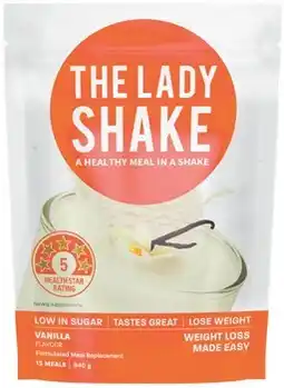 Discount Drug Stores The Lady Shake Vanilla Flavour offer
