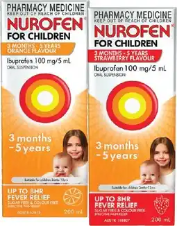Soul Pattinson Chemist Nurofen For Children offer