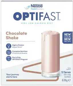 Amcal Pharmacies Optifast VLCD Chocolate Shake Flavour Sachets offer