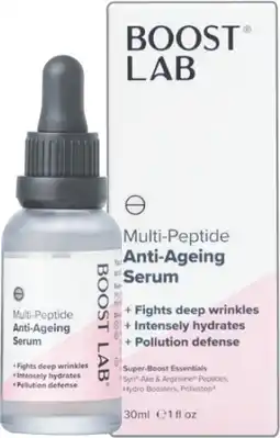 Amcal Pharmacies Boost lab multi-peptide anti-ageing serum offer