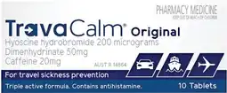 Pharmacist Advice TravaCalm Original 10 Tablets offer