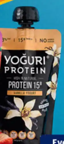 ALDI Yoguri Protein Yogurt Pouch Vanilla offer