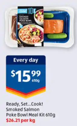 ALDI Ready, Set...Cook! Smoked Salmon Poke Bowl Meal Kit offer
