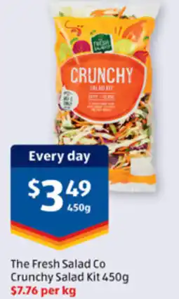 ALDI The Fresh Salad Co Crunchy Salad Kitg offer