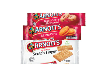 Foodworks Arnott’s sweet, cream or scotch finger biscuits 200-250g offer