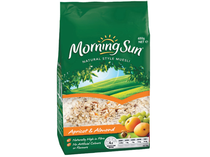 Morning sun muesli 650g offer at Foodworks
