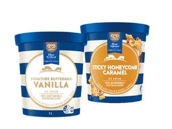 Foodworks Streets blue ribbon ice cream 1l offer