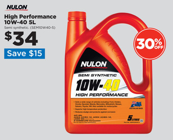 Repco High Performance 10W-40 5L offer
