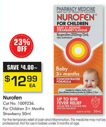 Pharmacy Direct Nurofen 3+ Months offer