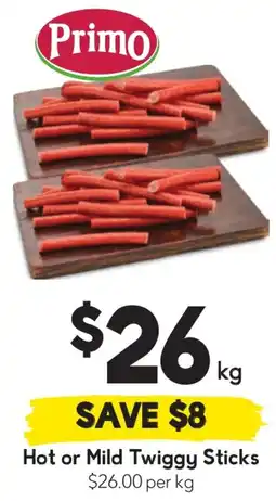 Drakes Hot or mild twiggy sticks offer