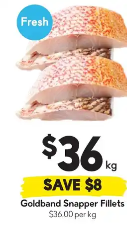 Drakes Goldband snapper fillets offer