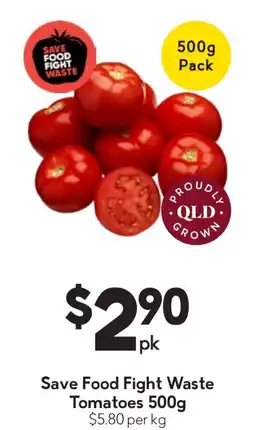 Drakes Save food fight waste tomatoes offer