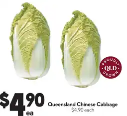 Drakes Queensland chinese cabbage offer